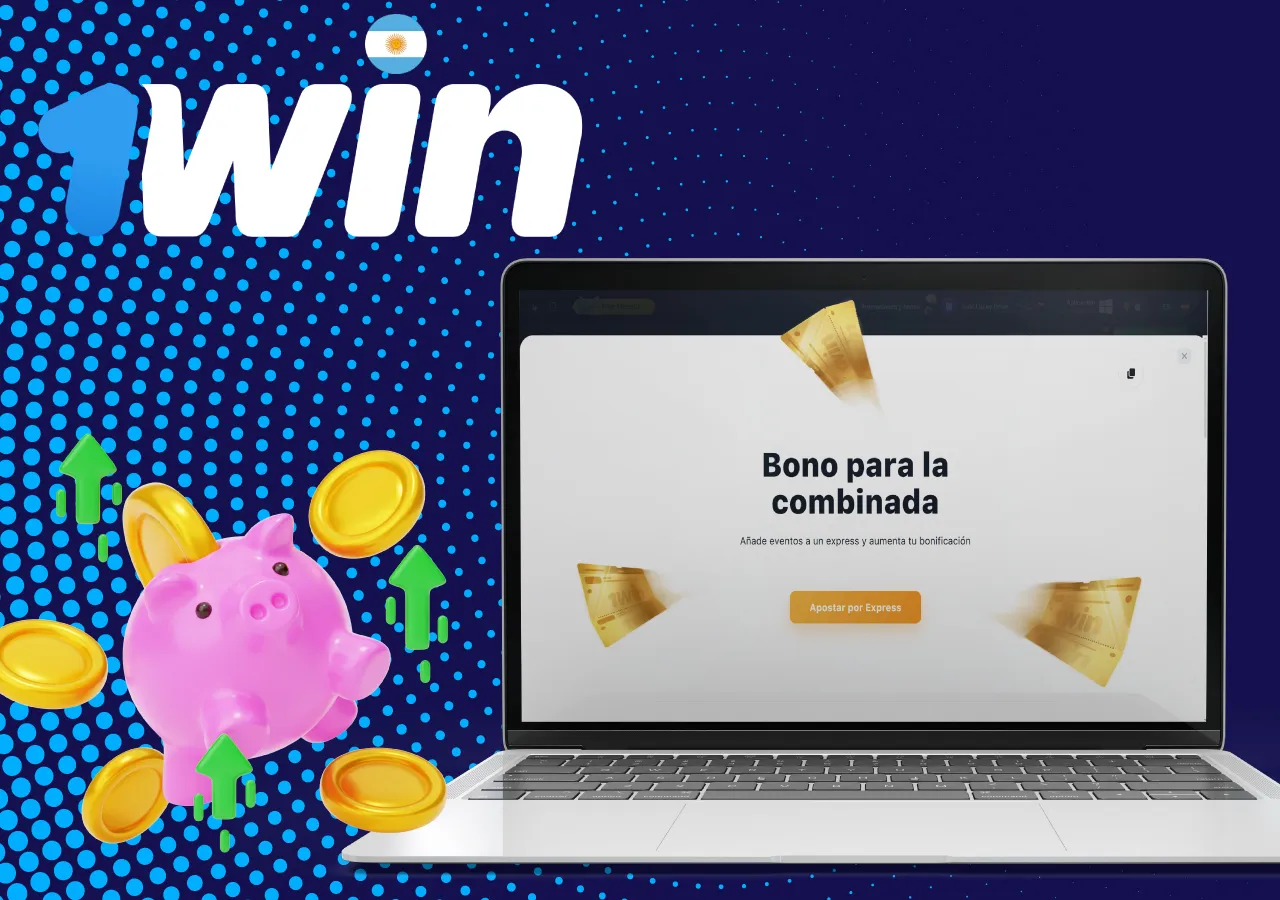 Realice apuestas combinadas en más de 5 eventos al mismo tiempo y obtenga un bono